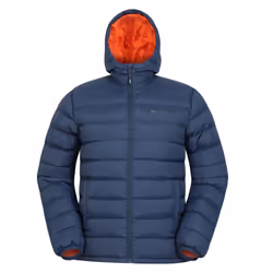 Mountain Warehouse Mens Seasons II Camo Padded Jacket - XXL, Blue