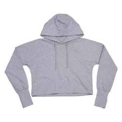 Mantis Womens/Ladies Cropped Crop Top - M, Heather Grey Melange