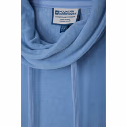 Mountain Warehouse Womens/Ladies Hebridean Cowl Neck Fleece Top - 6 UK, Pale Blue