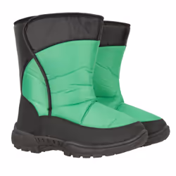 Mountain Warehouse Childrens/Kids Caribou Adaptive Striped Snow Boots - 2 UK, Green