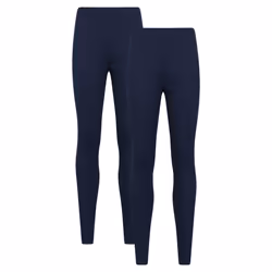 Mountain Warehouse Womens/Ladies Talus Thermal Base Layer Leggings (Pack of 2) - 10 UK, Navy