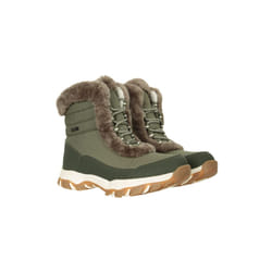 Mountain Warehouse Womens/Ladies Ohio Thermal Short Shaft Snow Boots - 4 UK, Light Khaki