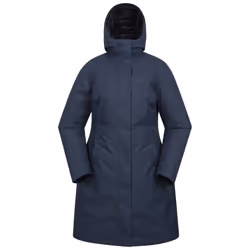 Mountain Warehouse Womens/Ladies Polar Down Long Length Hybrid Jacket - 8 UK, Blue