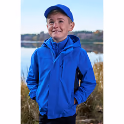 Mountain Warehouse Childrens/Kids Cannonball 3 in 1 Waterproof Jacket - 7-8 Years, Bright Blue