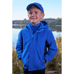 Mountain Warehouse Childrens/Kids Cannonball 3 in 1 Waterproof Jacket - 7-8 Years, Bright Blue