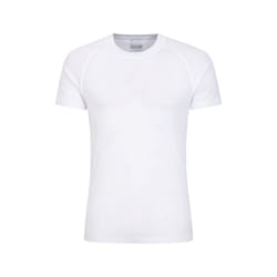 Mountain Warehouse Mens Talus Round Neck Short-Sleeved Thermal Top - XXS, White