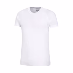 Mountain Warehouse Mens Talus Round Neck Short-Sleeved Thermal Top - XXS, White