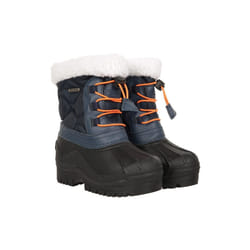 Mountain Warehouse Childrens/Kids Arctic Adaptive Waterproof Snow Boots - 11 UK Child, Navy