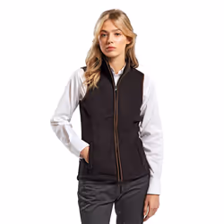 Premier Womens/Ladies Artisan Fleece Gilet - XS, Black/Brown