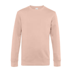 B&C Mens King Crew Neck Jumper - XS, Soft Rose