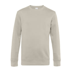 B&C Mens King Crew Neck Jumper - L, Grey Fog