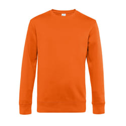 B&C Mens King Crew Neck Jumper - XL, Pure Orange