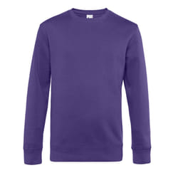 B&C Mens King Crew Neck Jumper - XS, Radiant Purple