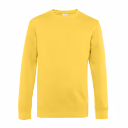 B&C Mens King Crew Neck Jumper - XS, Yellow Fizz