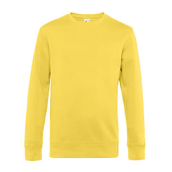 B&C Mens King Crew Neck Jumper - XS, Yellow Fizz