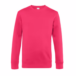 B&C Mens King Crew Neck Jumper - XS, Magenta Pink