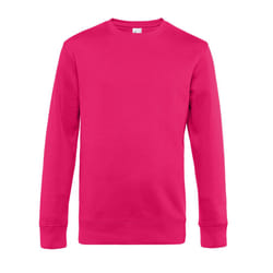 B&C Mens King Crew Neck Jumper - XS, Magenta Pink