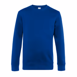 B&C Mens King Crew Neck Jumper - XS, Royal Blue