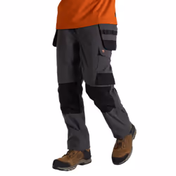 Craghoppers Mens Sheffield Holster Stretch Work Trousers - 32R, Carbon Grey/Black