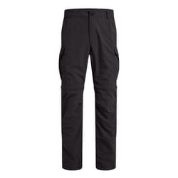 Craghoppers Mens NosiLife III Convertible Cargo Trousers - 36L, Black Pepper