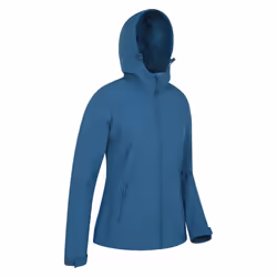 Mountain Warehouse Womens/Ladies Exodus Water Resistant Soft Shell Jacket - 20 UK, Blue