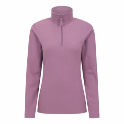 Mountain Warehouse Womens/Ladies Camber II Fleece Top - S, Dusky Purple