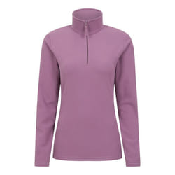 Mountain Warehouse Womens/Ladies Camber II Fleece Top - S, Dusky Purple