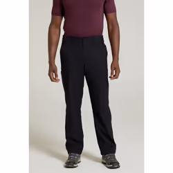 Mountain Warehouse Mens Trek Stretch Winter Trousers - 44R, Jet Black