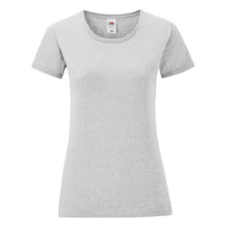 Fruit of the Loom Womens/Ladies Iconic 150 T-Shirt - S, Heather Grey