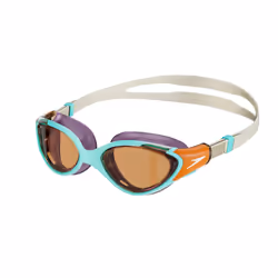 Speedo Womens/Ladies Biofuse 2.0 2024 Swimming Goggles - One Size, Blue/Orange