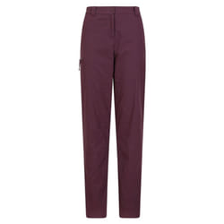 Mountain Warehouse Womens/Ladies Hiker Stretch Short Winter Trousers - 6 UK, Burgundy