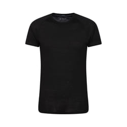Mountain Warehouse Mens Summit II Base Layer Top - XXS, Black