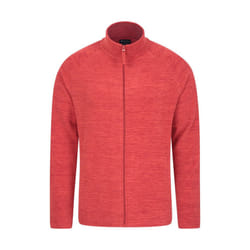 Mountain Warehouse Mens Snowdon II Full Zip Fleece Jacket - 3XL, Red