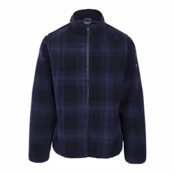 Trespass Mens Epperstone AT400 Checked Fleece - M, Navy