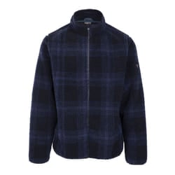 Trespass Mens Epperstone AT400 Checked Fleece - M, Navy