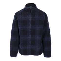 Trespass Mens Epperstone AT400 Checked Fleece - XXL, Navy