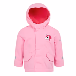 Regatta Childrens/Kids Luna The Unicorn Waterproof Jacket - 5-6 Years, Sweet Pink