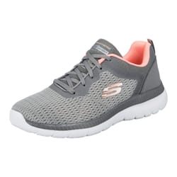 Skechers Womens/Ladies Bountiful Quick Path Plain Trainers - 4 UK, Grey/Coral