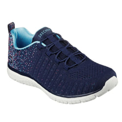 Skechers Womens/Ladies Virtue Trainers - 3 UK, Navy/Blue