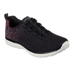 Skechers Womens/Ladies Virtue Trainers - 3 UK, Black/Pink