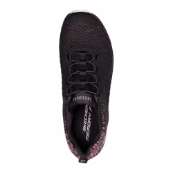 Skechers Womens/Ladies Virtue Trainers - 3 UK, Black/Pink