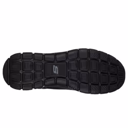 Skechers Mens Track Knockhill Action Leather Trainers - 11 UK, Black