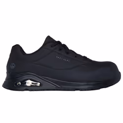Skechers Mens Uno SR- Doltin Safety Trainers - 10 UK, Black