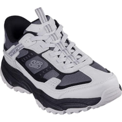 Skechers Mens Viking AT Suede Hiking Shoes - 6 UK, Grey/Black