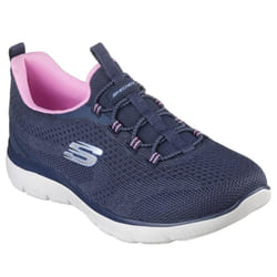 Skechers Womens/Ladies Summits New Nature Trainers - 3 UK, Navy/Pink