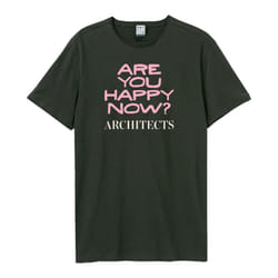 Amplified Unisex Adult Are You Happy Now Architects T-Shirt - XS, Charcoal