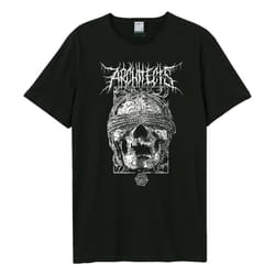 Amplified Unisex Adult Skull Death Metal Architects T-Shirt - XS, Black