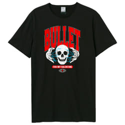 Amplified Unisex Adult Electric Skull Bullet For My Valentine T-Shirt - XS, Black