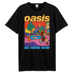 Amplified Unisex Adult Be Here Now Oasis T-Shirt - XS, Black