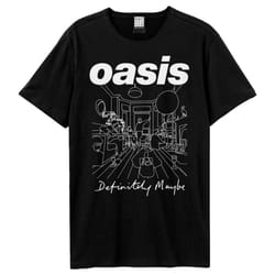 Amplified Unisex Adult Definitely Maybe Oasis T-Shirt - XS, Black